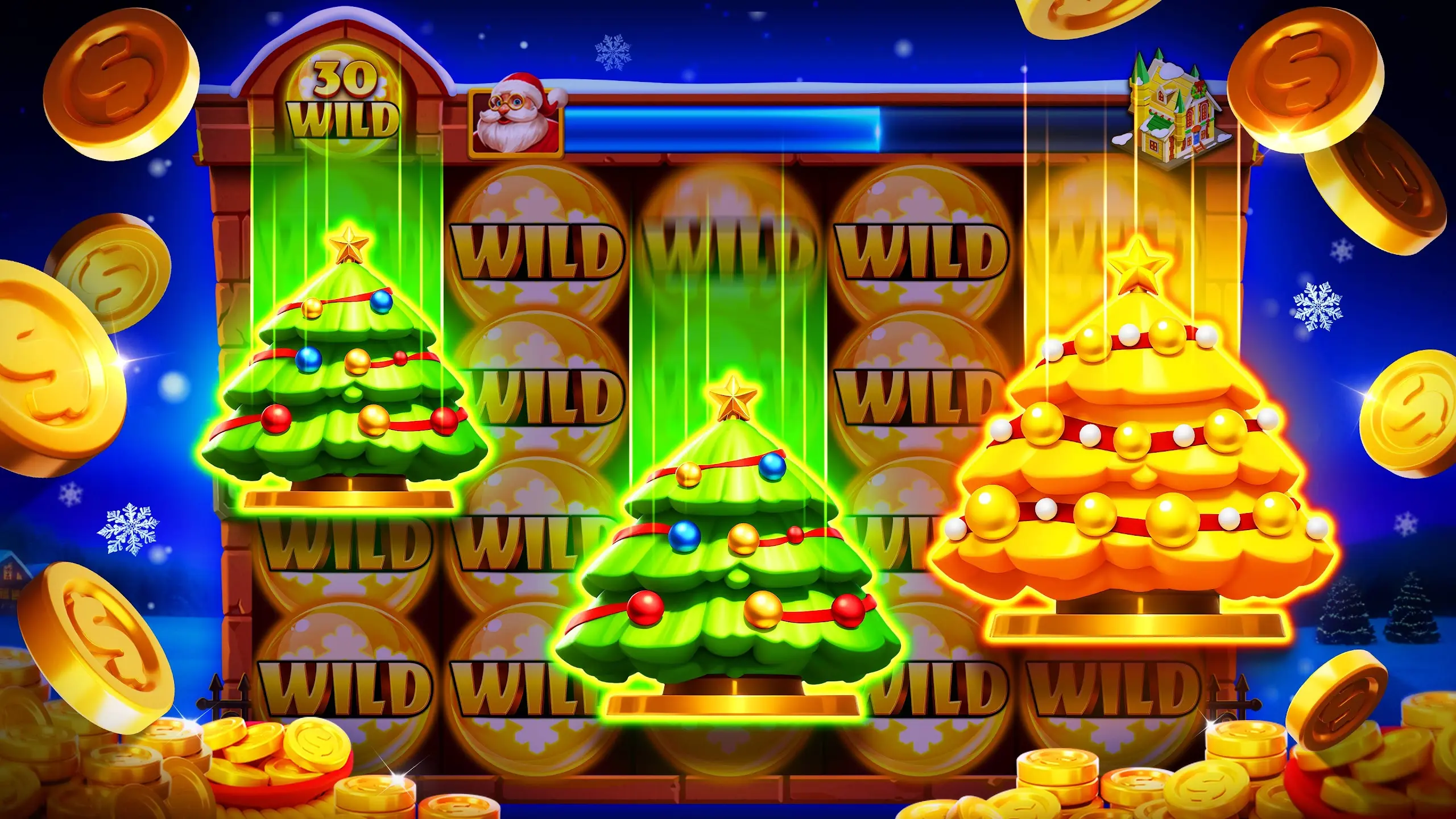 Huuuge Casino 777 slot machine gameplay